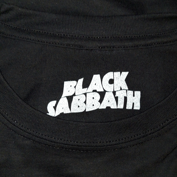 Black Sabbath Distressed Dancing Skeletons Shirt - Picture 3 of 4